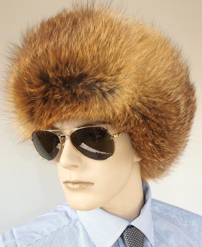 Fourrure bonnet renard roux - renard,