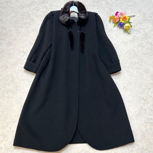 Manteau parienne col fourrure - col,