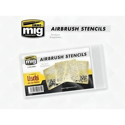 Ammo mig airbrush stencils - ammo,