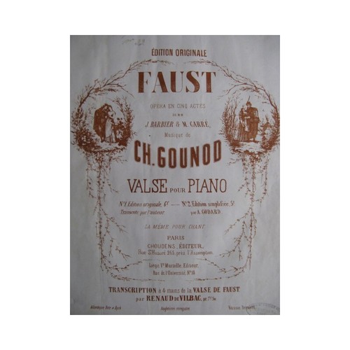 Gounod charles valse faust - charles,