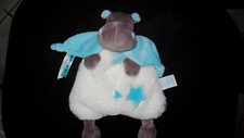 doudou plat hippopotame Bazile