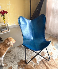 Relaxant Accent Chaise En Bleu