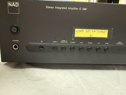 Nad 340 stereo - c, integrated