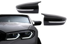 Couvertures miroir pour BMW 3 G20 G21 G28 2017+ Noir brillant M Sport Look LHD