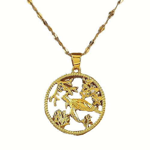 Collier femme tortue - 🐢,
