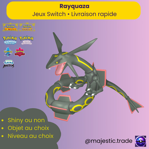 Rayquaza shiny 6iv - shiny, •