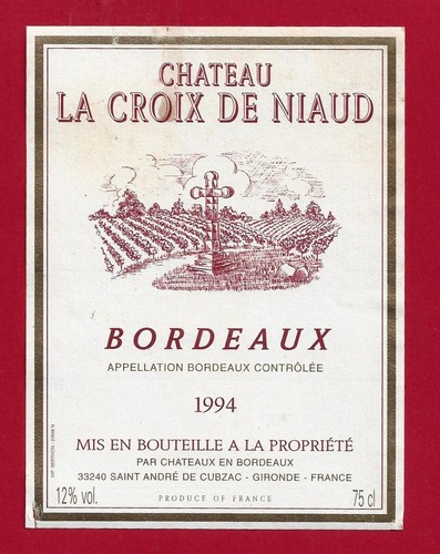 Etiquette bordeaux - etiquette,