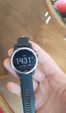 Garmin fēnix 5S Plus 42mm Boîtier Noir, Bracelet Noir Montre GPS (010-01987-03)