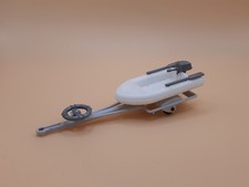 JOUET ANCIEN NOREV REMORQUE AVEC BATEAU PNEUMATIQUE SEVYLOR COFFRET J7 ACCIDENT