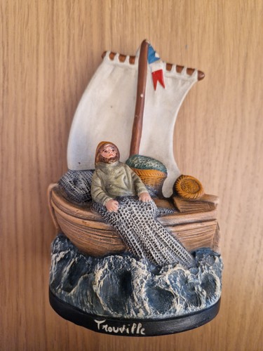 Figurine pêcheur trouville - figurine,
