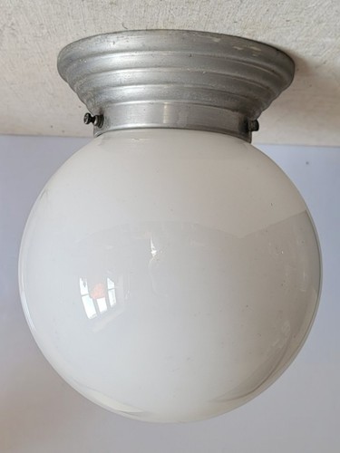 Plafonnier boule verre - boule, en
