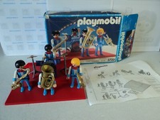 PLAYMOBIL vintage city cirque orchestre musiciens Romani set 3723 de 1991 /boite