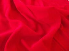 Tissu En Velours Luxueux 100% Coton - ROUGE