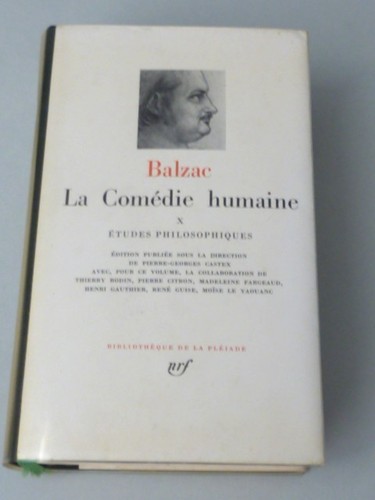 Pléiade balzac comédie - la,