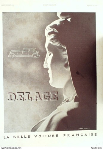 Publicite auto delage 1932 - publicite,