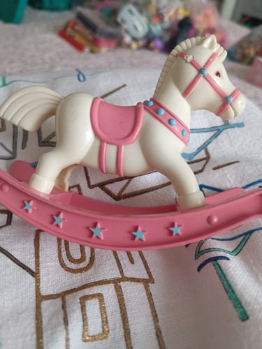 Barbie cheval bascule - barbie,