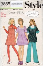 1973 Vintage Couture Motif