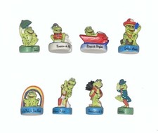 Série complète de 8 fèves Grenouilles et météo I 2005