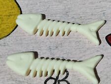 PLAYMOBIL x2 GRATTOIRS POISSONS SQUELETTE POISSON REF 70249 70414 70361 70322...