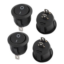 4 PCS 2 position On-Off SPST interrupteur bascule bateau 10A 125VAC 6A 250VAC