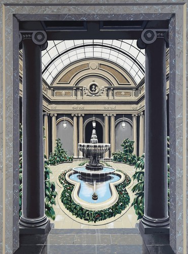 Richard haas cour jardin - cour, en