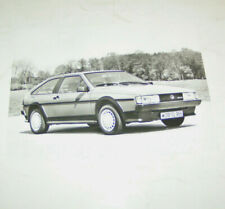 Photo De Presse VW Scirocco II 16V GTX Avec Kit De Spoilers - État 1985