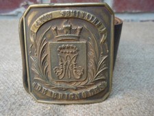 Boucle de ceinturon avec