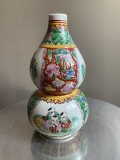 vase Double Gourde chinois ancien (qialong, Ming, Meiji)