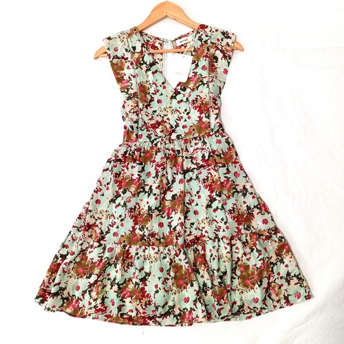 Robe courte fleurie - , pour