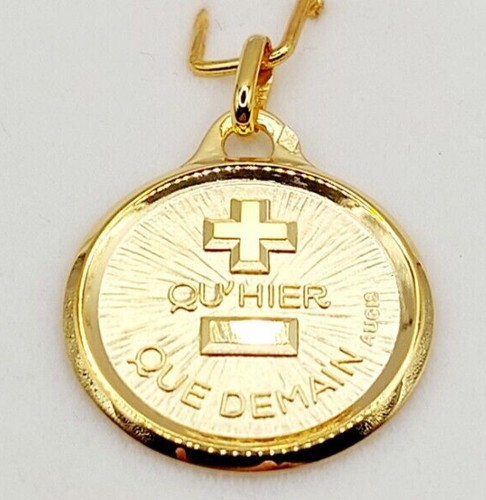 Pendentif médaille amour or - pendentif, d'amour