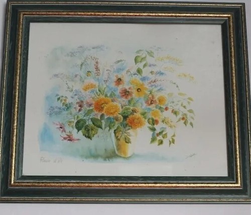 Peinture aquarelle vintage