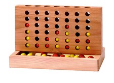 Jeu en bois "4 à la suite "