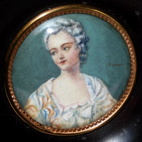 Ancienne peinture miniature - ancienne,