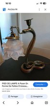 lampe ancienne Bronze Art Deco 1910