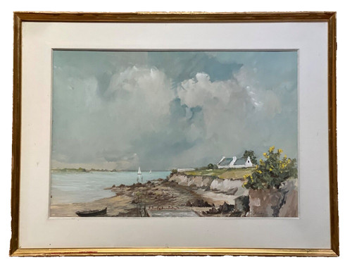 Tableau bord mer en - tableau, de