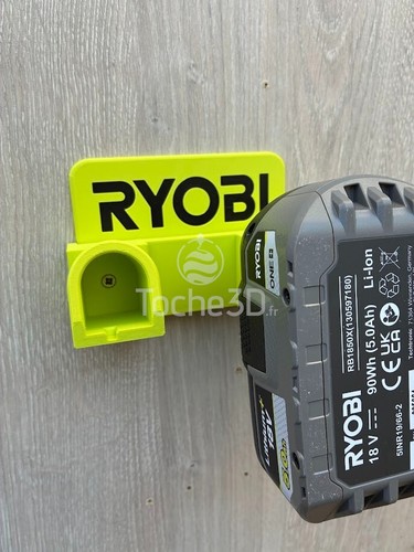 Support mural batteries 18v - support,