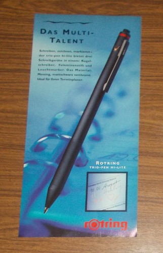 Rare advertising rotring - rare,