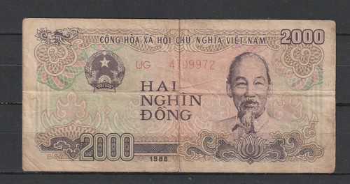Vietnam billet 2000 dong - billet, de