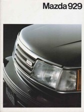Catalogue Brochure Mazda 929 04/1987 Belgique en français