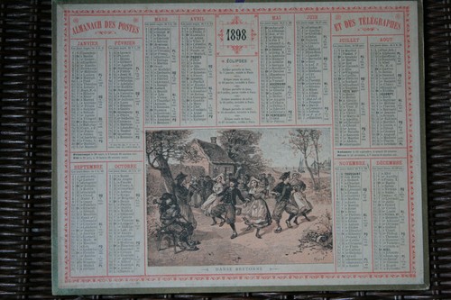 Calendrier almanach des - calendrier, poste