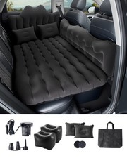 VEVOR Matelas gonflable voiture lit de couchage floqué pour siège arrière noir