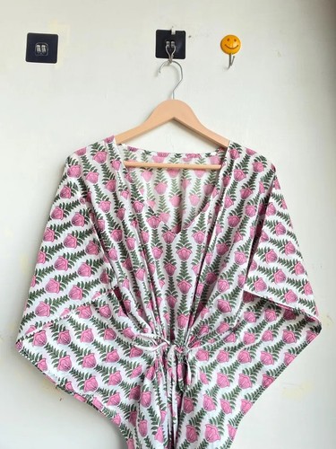 100 coton caftan indien fait - 100%,