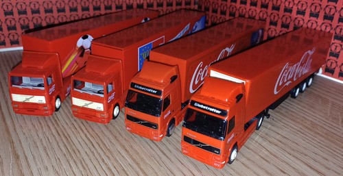 Herpa camions coca cola - 1/87,