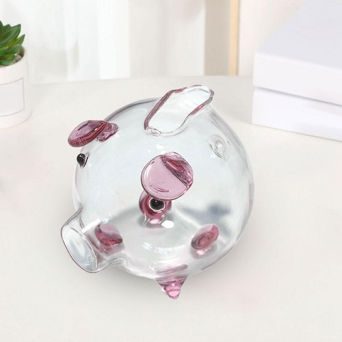Tirelire cochon verre - cochon,