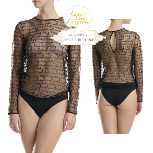 Blouse bodysuit logo obsédé - logo,