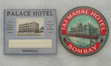 LOT 2 ETIQUETTES ANCIENNES