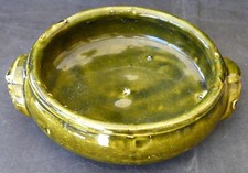 Ramequin cassolette rond terre cuite vernissé – Ref 1477 – vintage