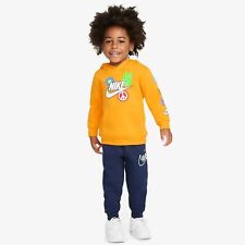 Nike Bébé Enfants Jogger 2-Teiler Survêtement Polaire Jaune Bleu Marine