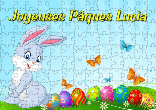 Puzzle 252 pièces pâques - 252,