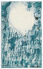 VIEIRA da SILVA - René CHAR. Invitation Fondation Maeght 1969.  LITHO